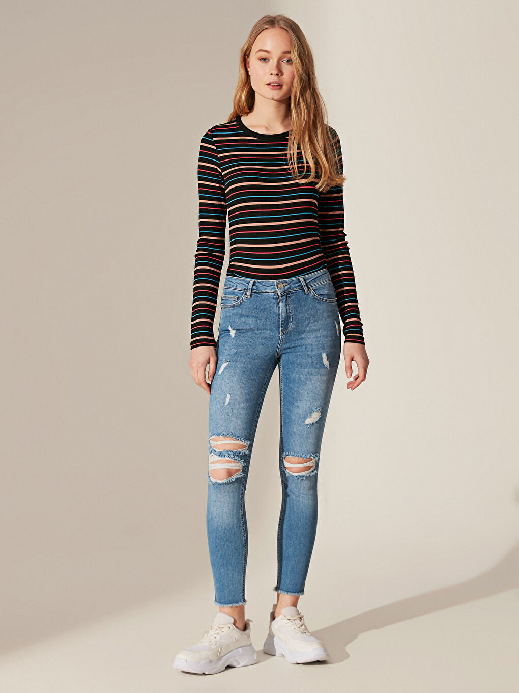 İndigo Mercury Skinny Fit Kadın Jean-1