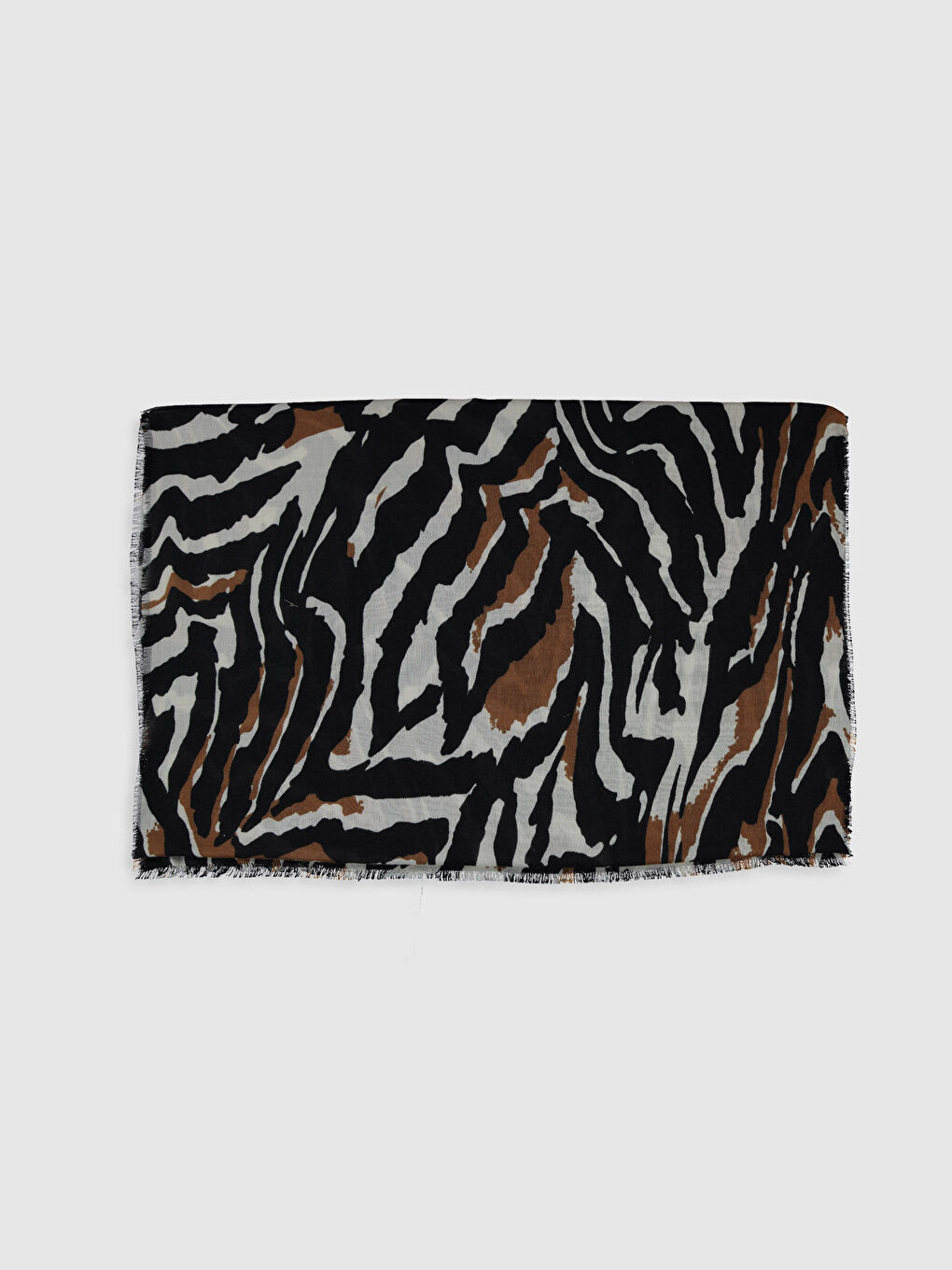 Женщины Черный Большой шарф-1