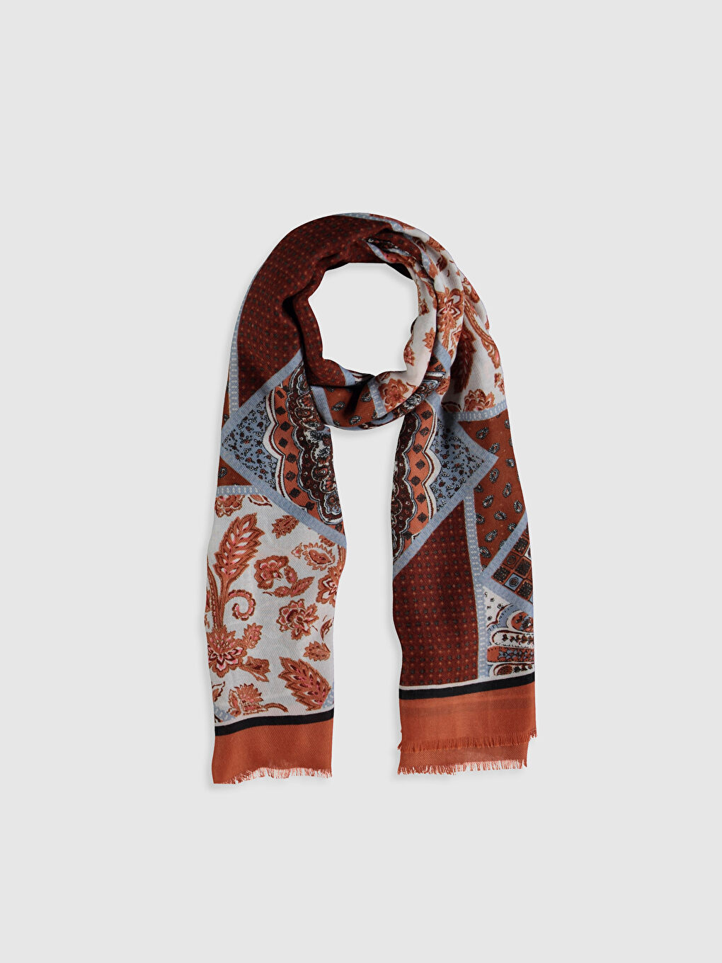 LCW ACCESSORIES Woman BROWN Large Scarf -0SD705Z8-DAV