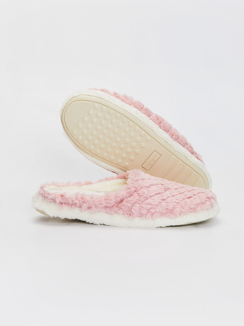 Әйелдер қызғылт Үйге арналған тәпішкелер-2