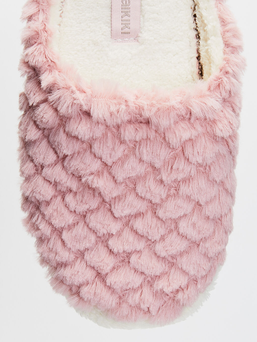 Әйелдер қызғылт Үйге арналған тәпішкелер-4