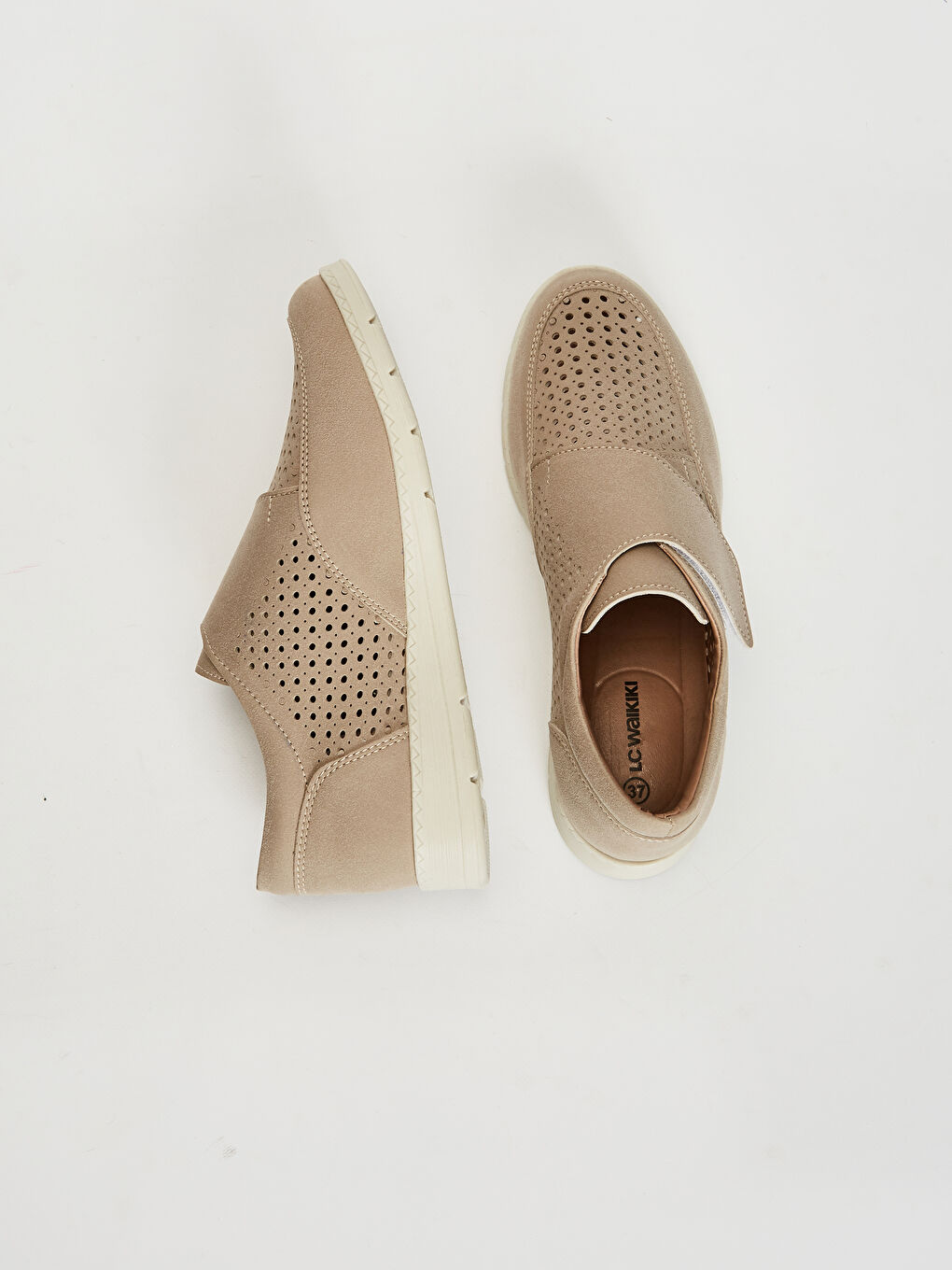 Woman BEIGE Suit Shoes-3