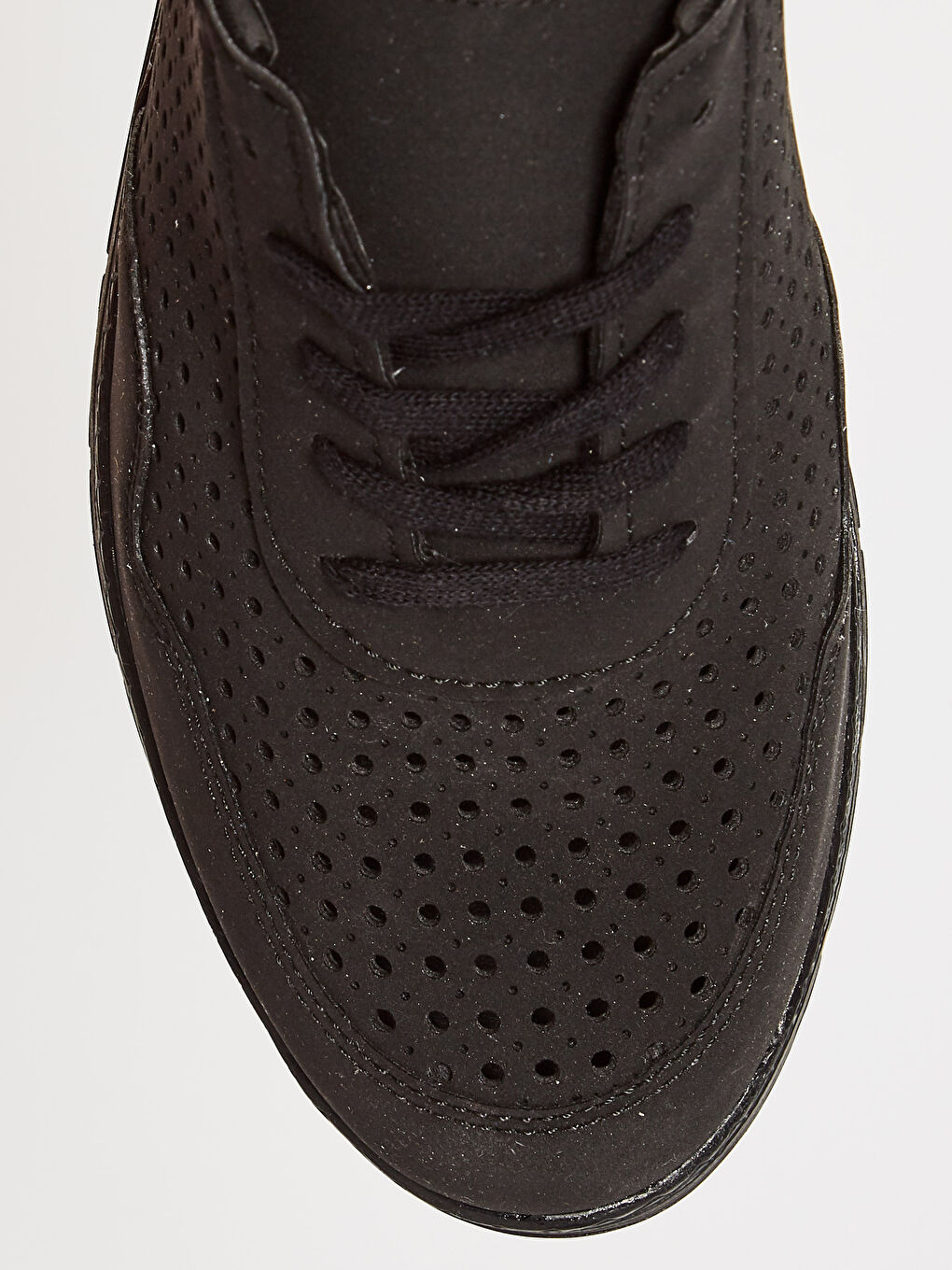 Siyah Kadın Bağcıklı Klasik Ayakkabı-4