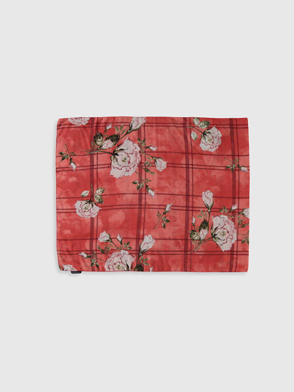 Женщины Красный Большой шарф-1