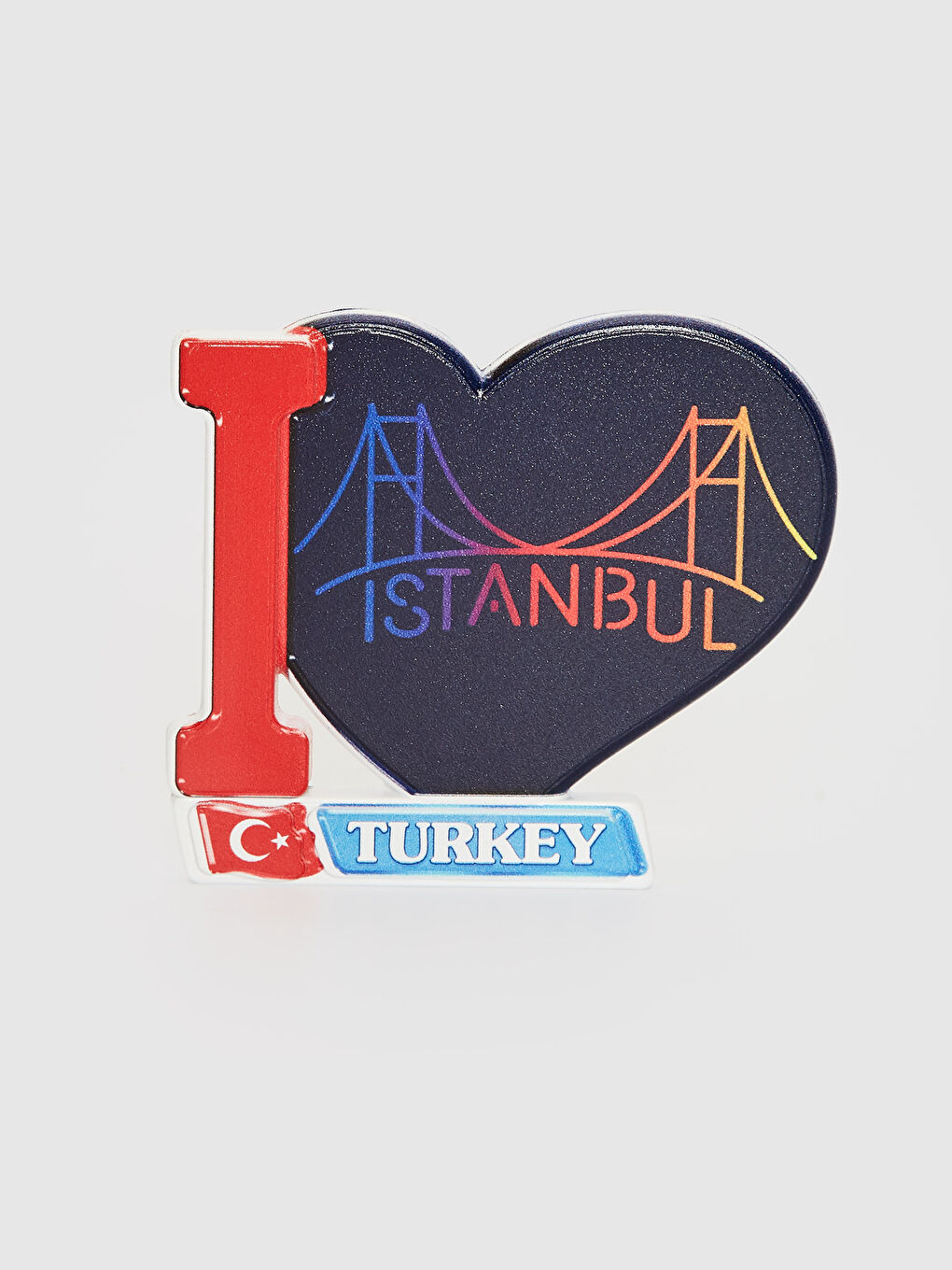 Lacivert İstanbul Boğazı Baskılı Magnet