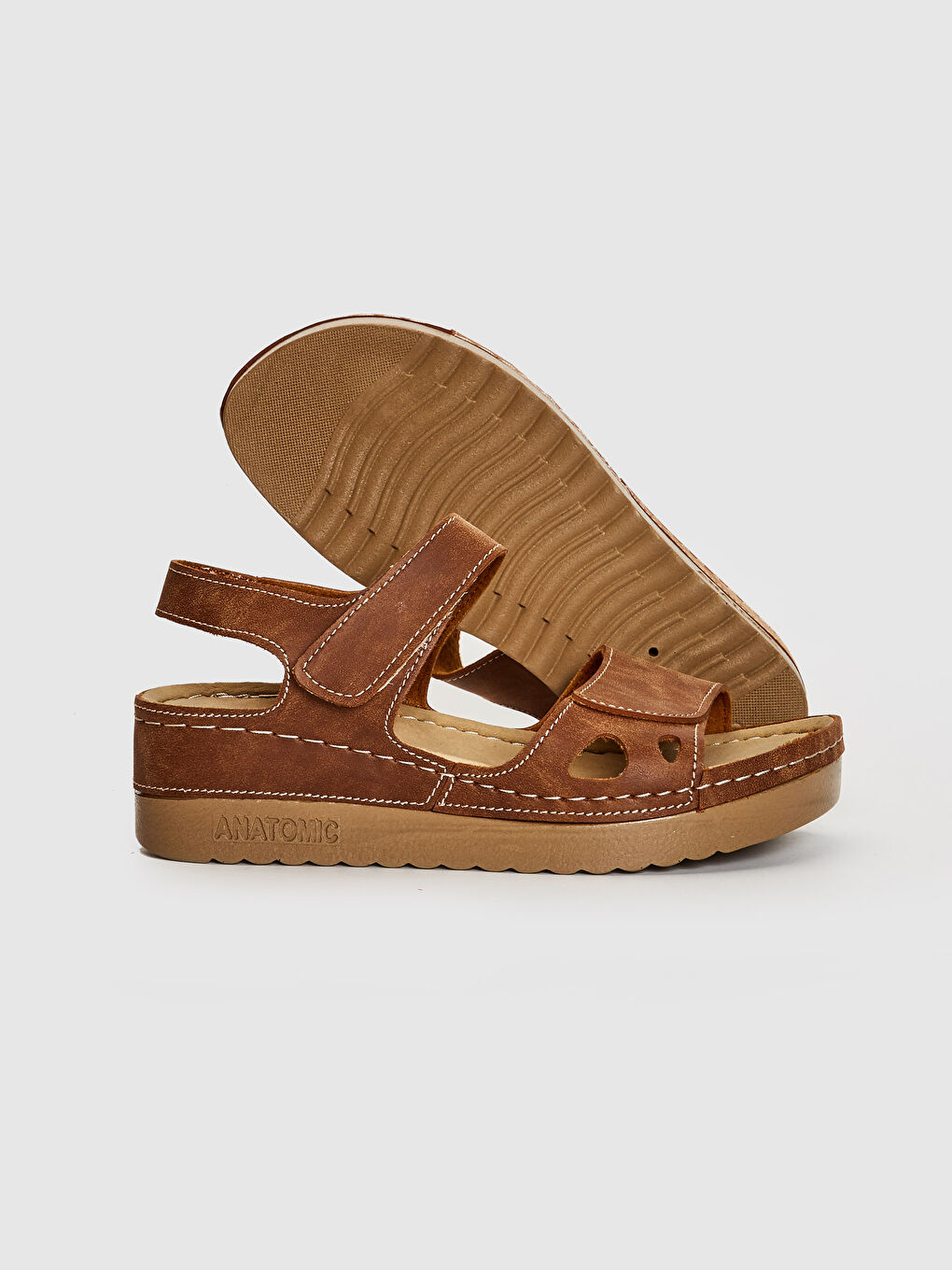 Kahverengi Taba Sandalet-2