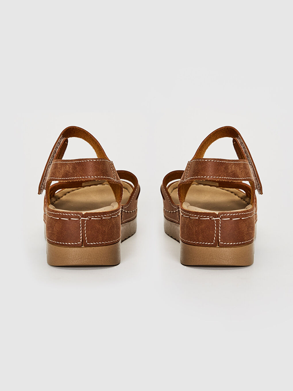 Kahverengi Taba Sandalet-3