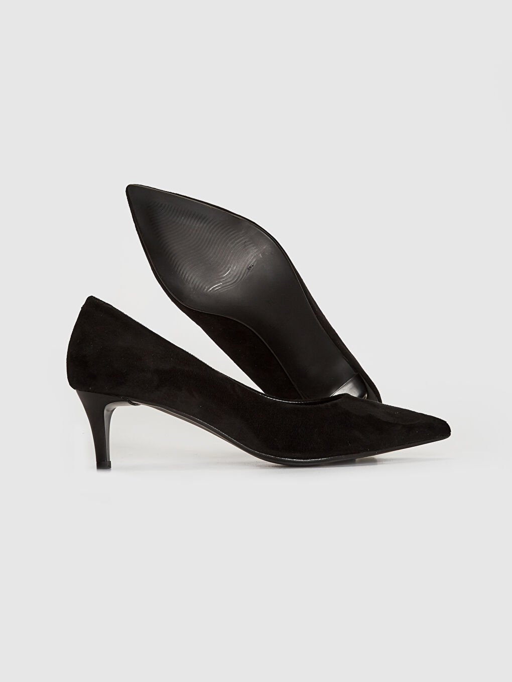 ქალი შავი მაღალ ქუსლიანი ფეხსაცმელი-2