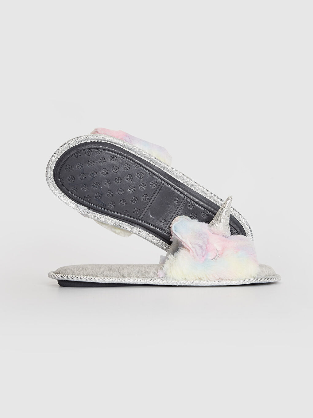 Karışık Kadın Pelüş Ev Terliği-3