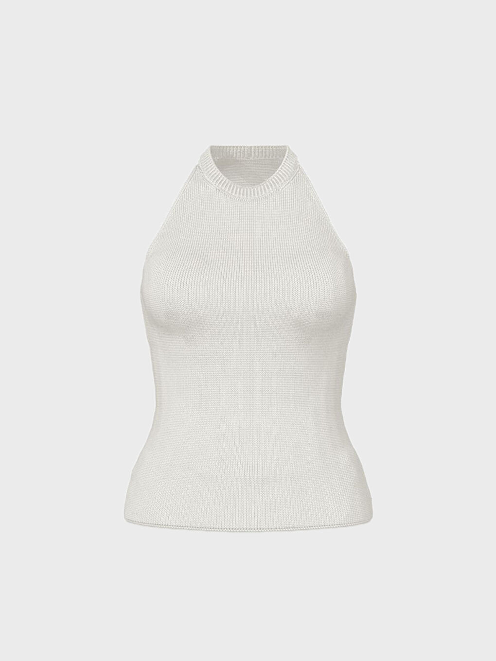 سترة بدون أكمام بياقة هاي نيك للسيدات-3