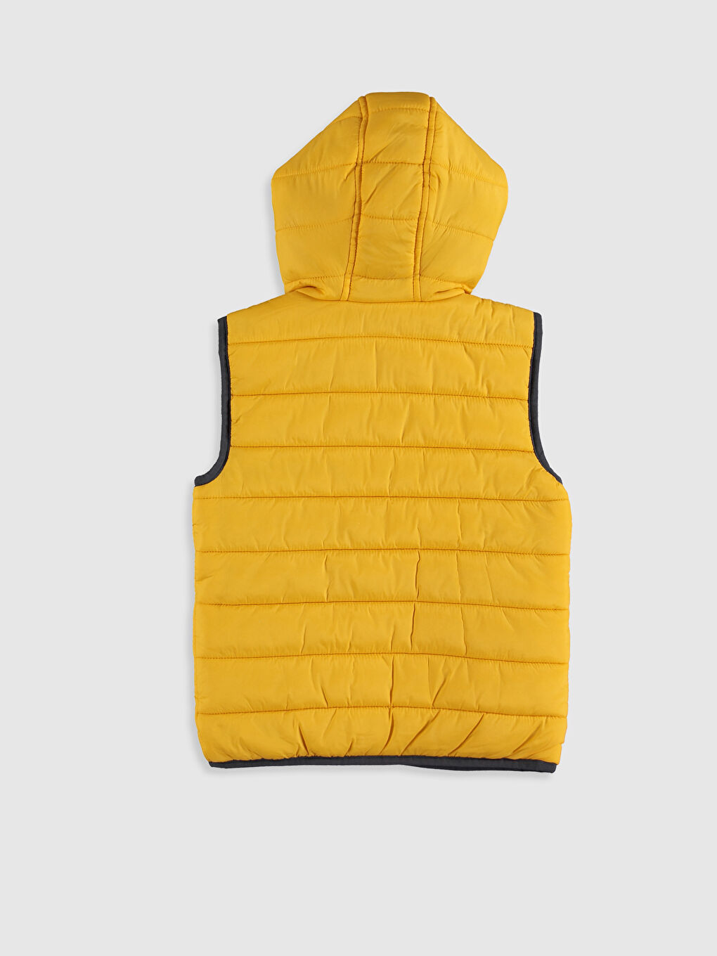 Sarı Kapüşonlu Erkek Çocuk Yelek-1