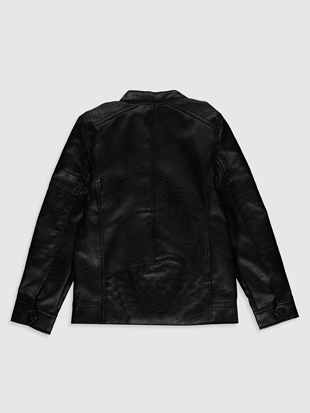 Faux Leather Boys' Jacket-1