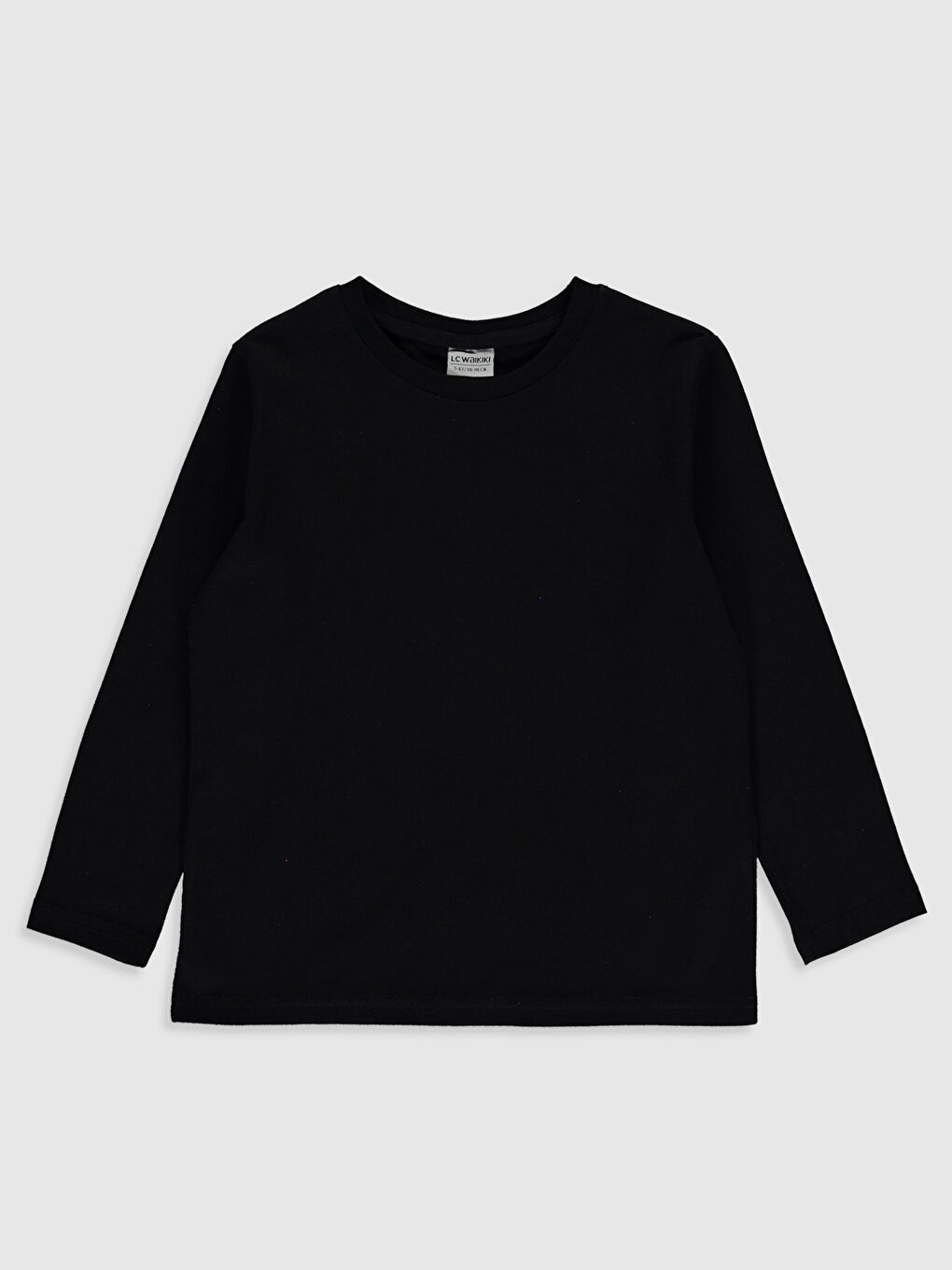 Crew Neck Basic Long Sleeve Boys' T-Shirt