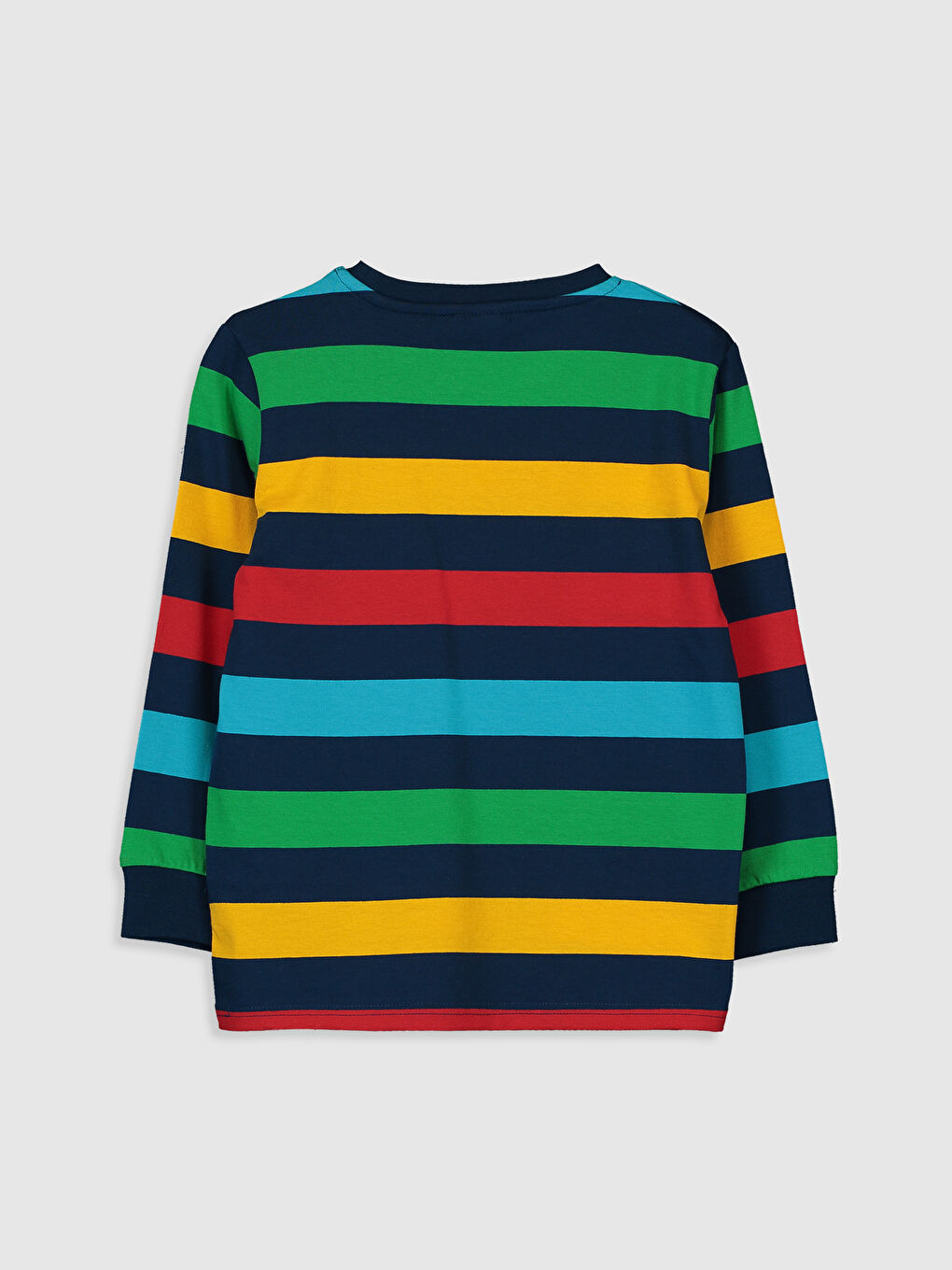 T-shirt à manches longues pour garçons à col rond-1