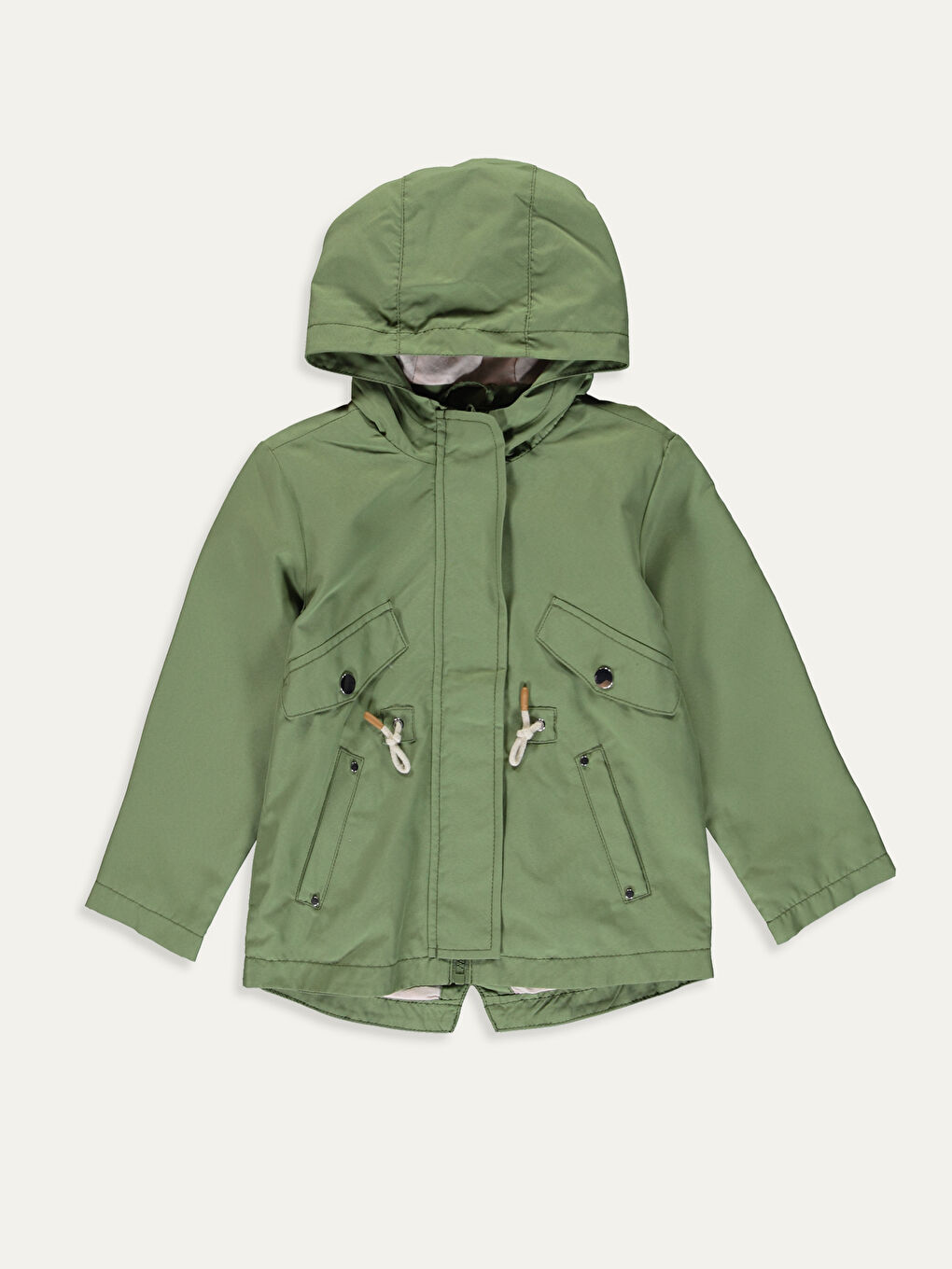 بالطو كم طويل بكابوش للبنات