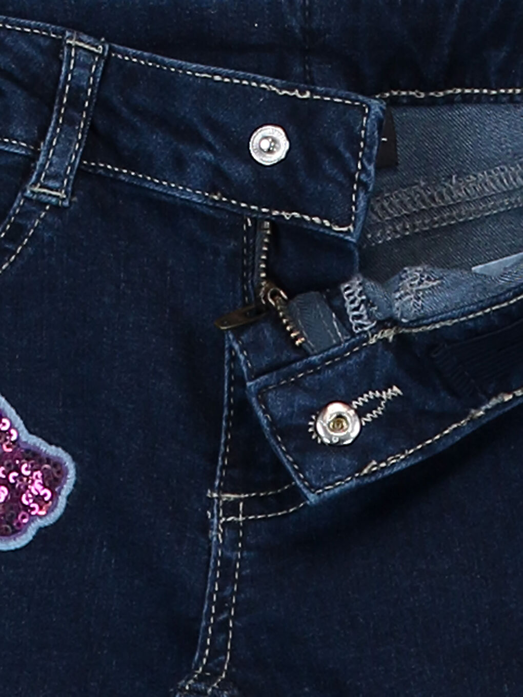 İndigo Slim Fit Kız Çocuk Jean Pantolon-2