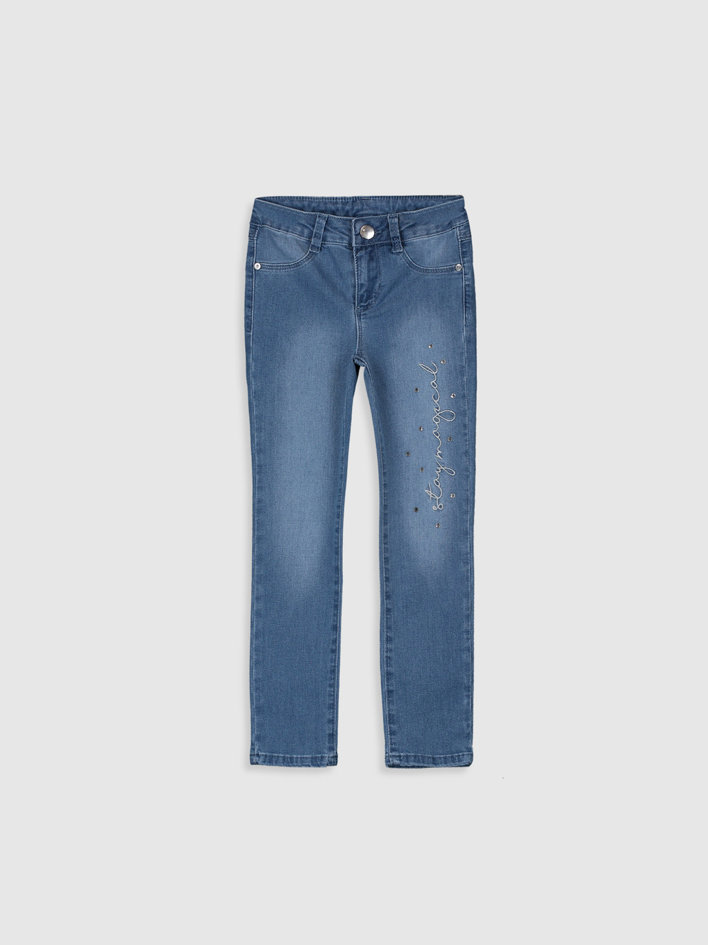İndigo Slim Fit Kız Çocuk Jean Pantolon