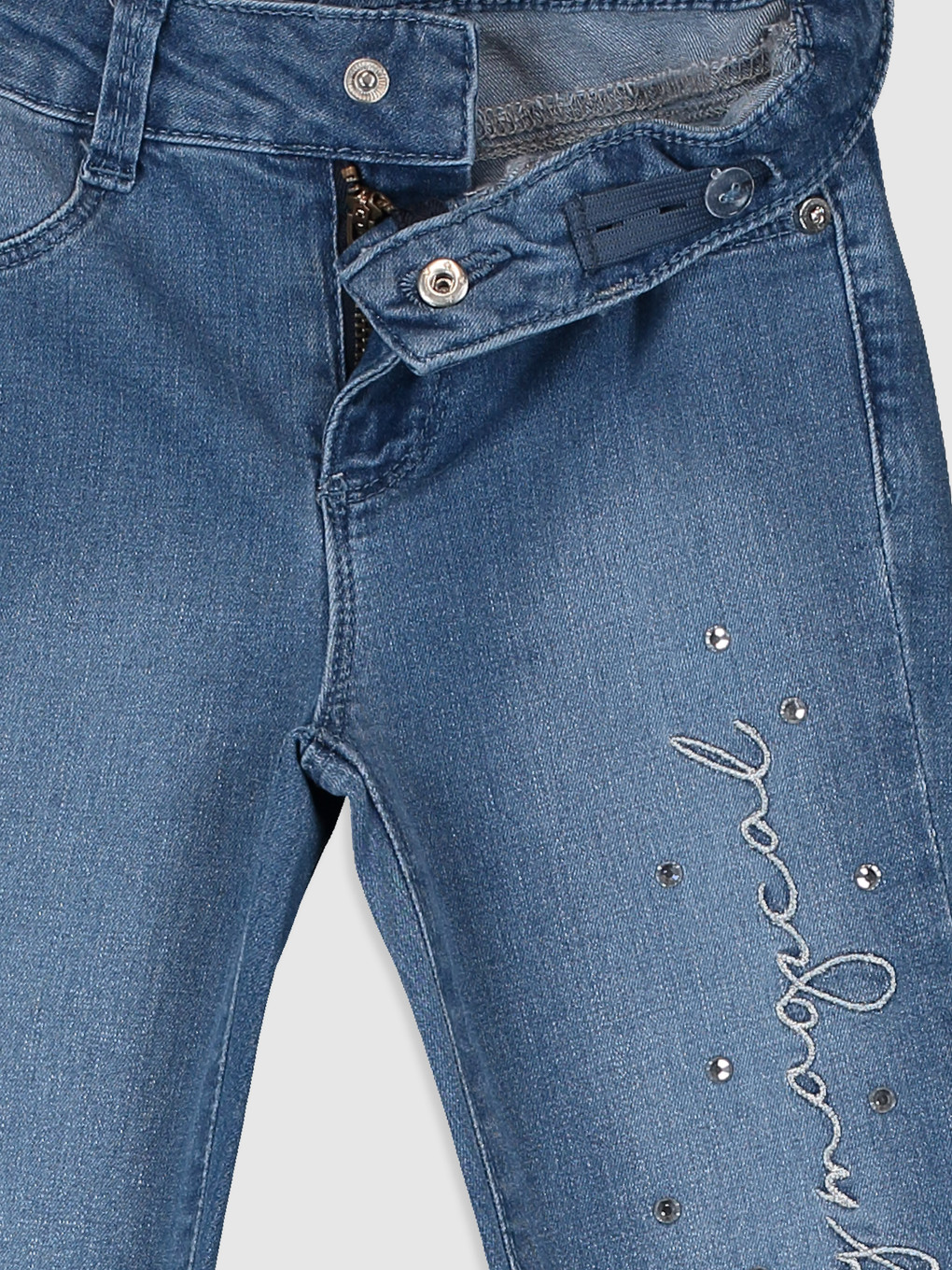 İndigo Slim Fit Kız Çocuk Jean Pantolon-2