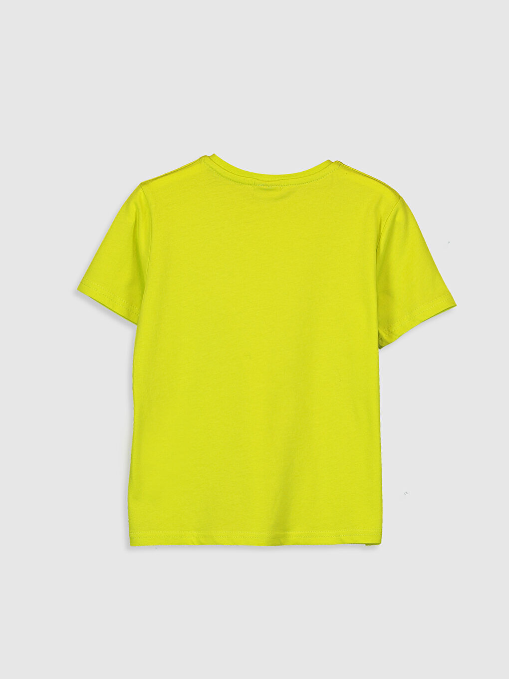 Yeşil Bisiklet Yaka Kısa Kollu Erkek Çocuk Tişört-1