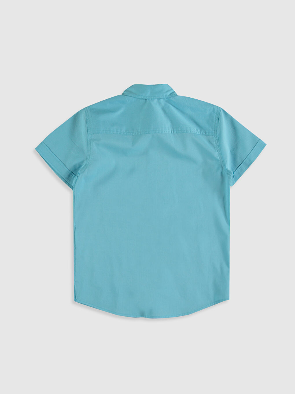 Сорочка з коротким рукавом з попліну для хлопчиків-1