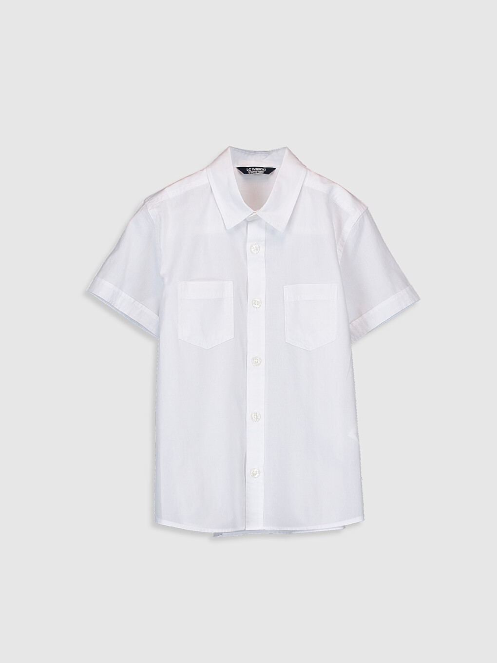 Short Sleeve Poplin Boys' Shirt