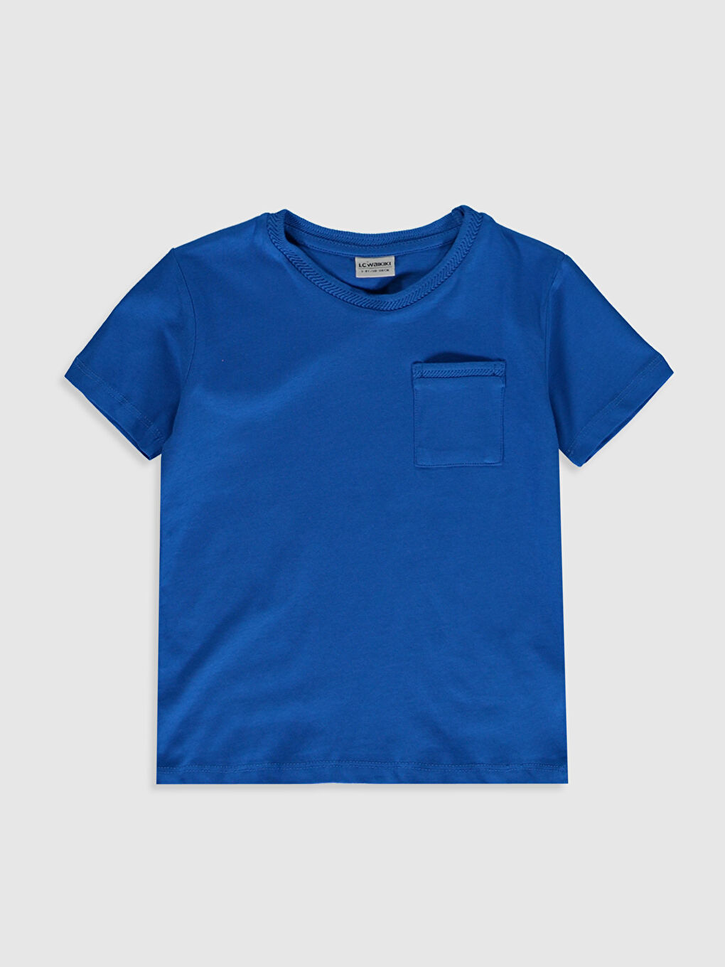 Mavi Bisiklet Yaka Kısa Kollu Erkek Çocuk Tişört