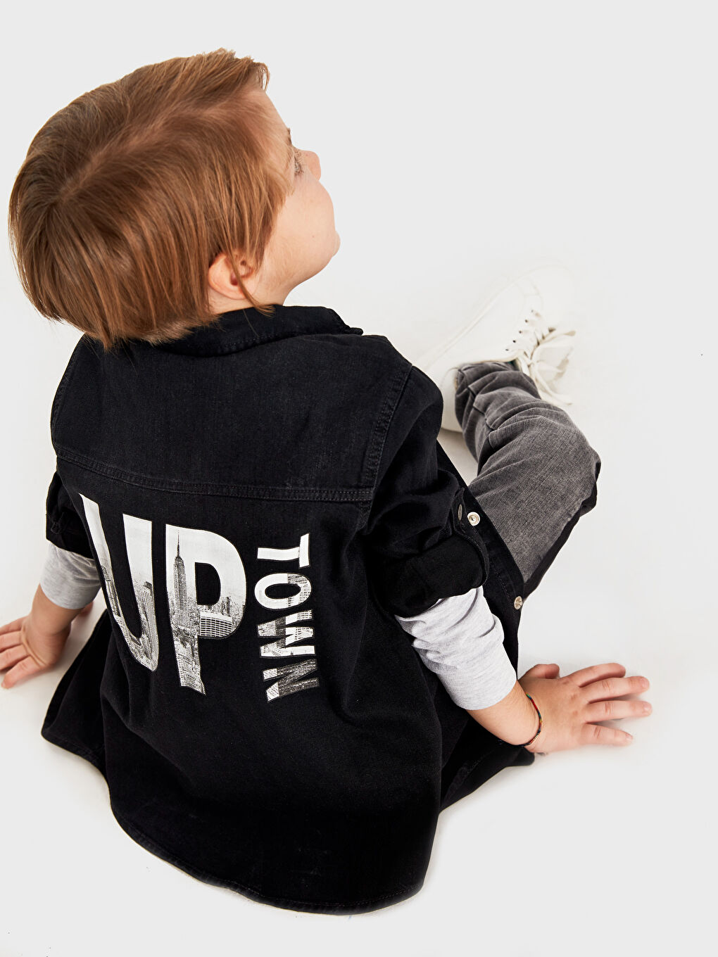 LCW Kids Boy’s Printed Jean Shirt -0S1114Z4-326