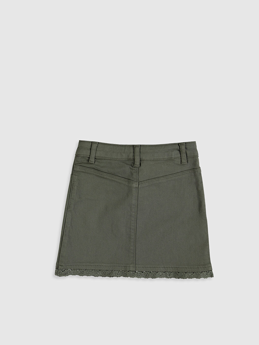 Jupe Fille en Gabardine-1