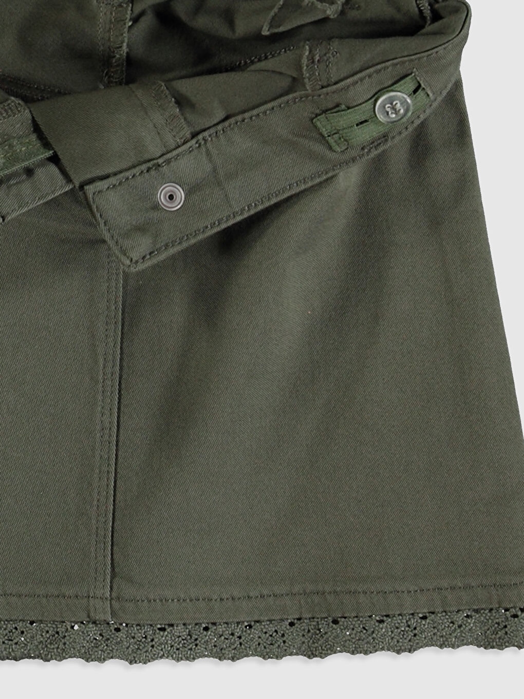 Jupe Fille en Gabardine-2