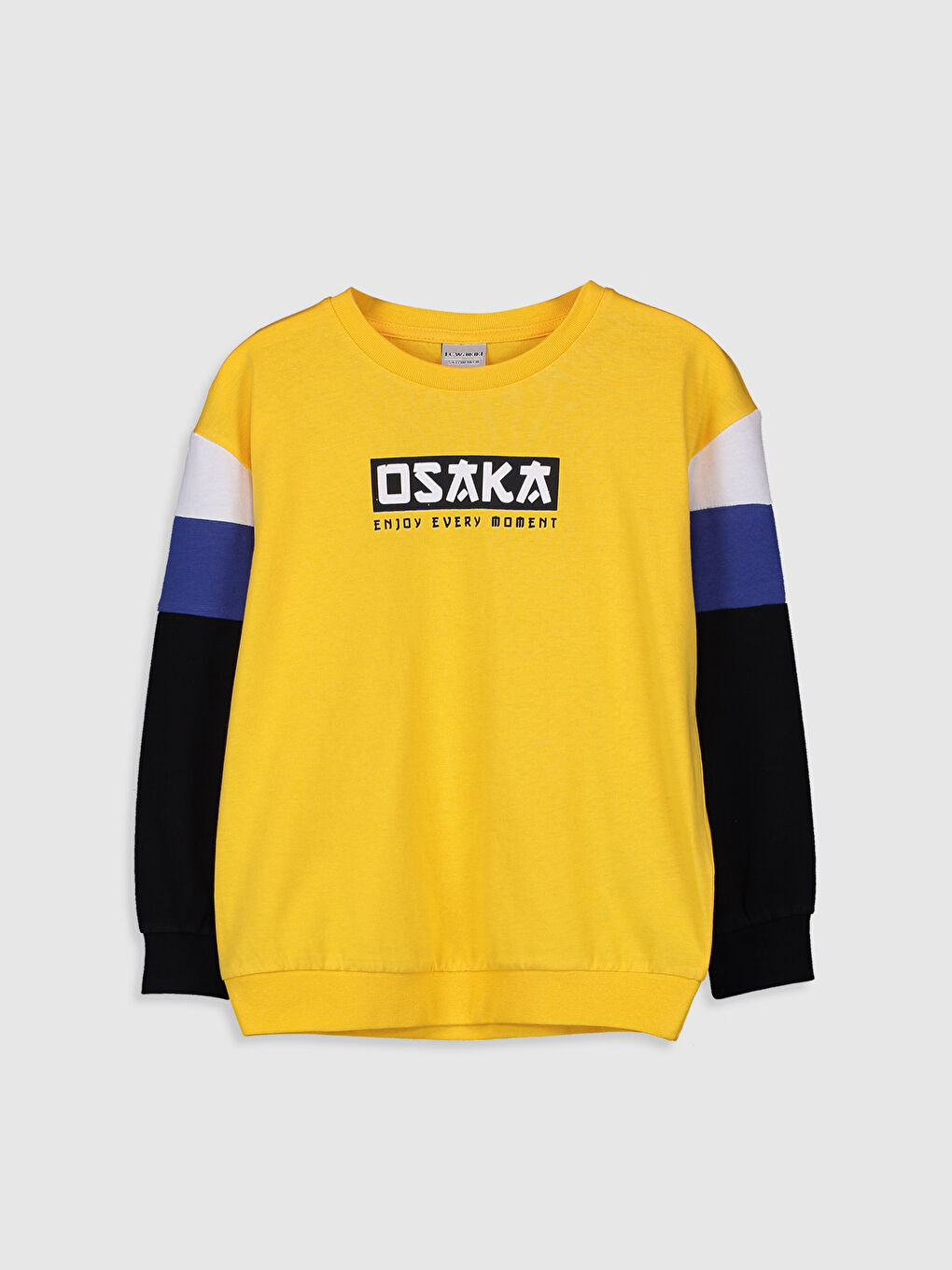 Футболка с длинным рукавом и круглым вырезом для мальчиков-1