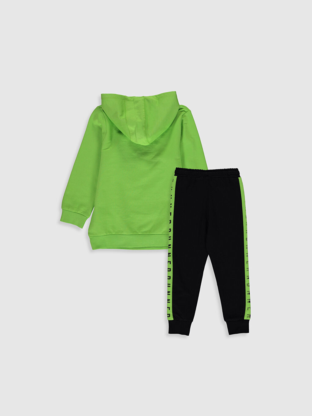 طقم أولاد كم طويل بكابوش-1