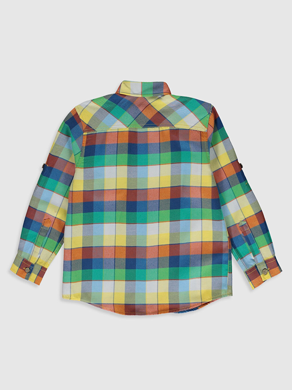 Long Sleeve Twill Boys' Shirt-1