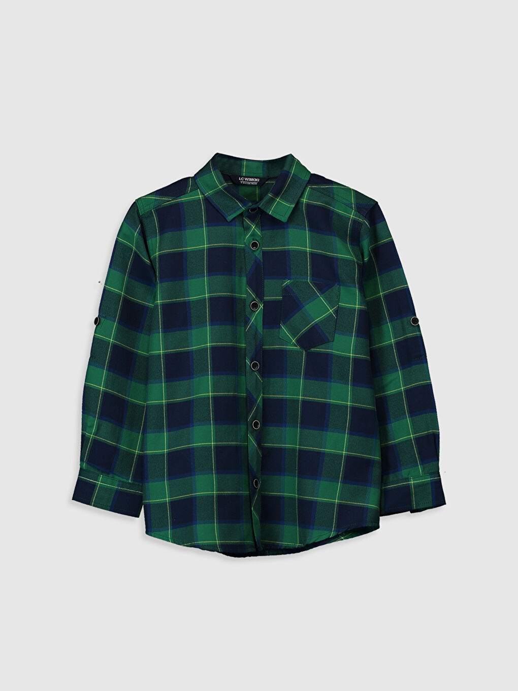 Plaid Long Sleeve Boys' Shirt