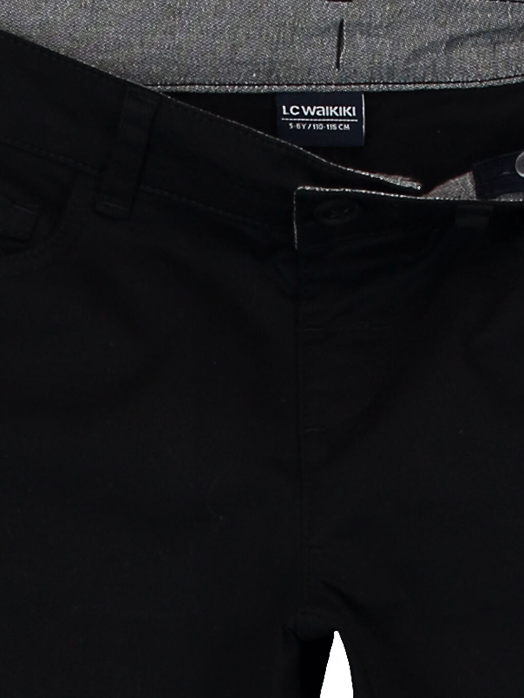 Slim Fit Basic Gabardine Boys Trousers-3