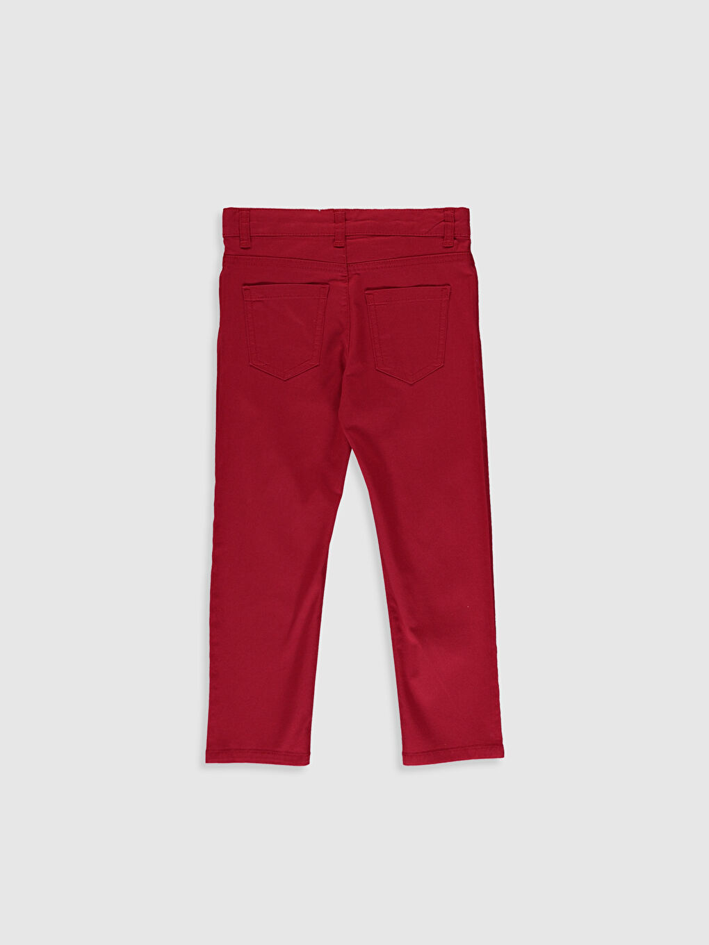 Slim Fit Basic Gabardine Boys Trousers-2