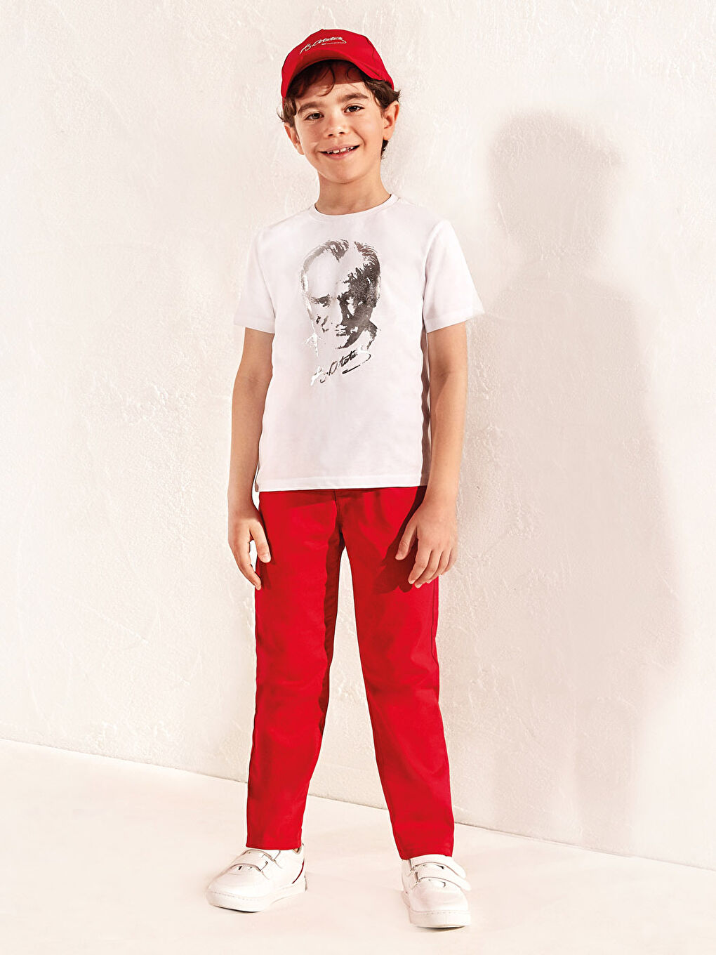 Slim Fit Basic Gabardine Boys Trousers