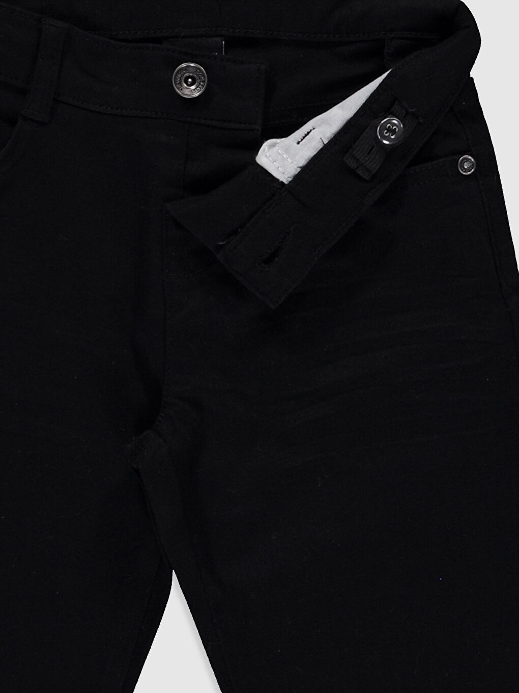 Slim Fit Basic Gabardine Boys Trousers-3