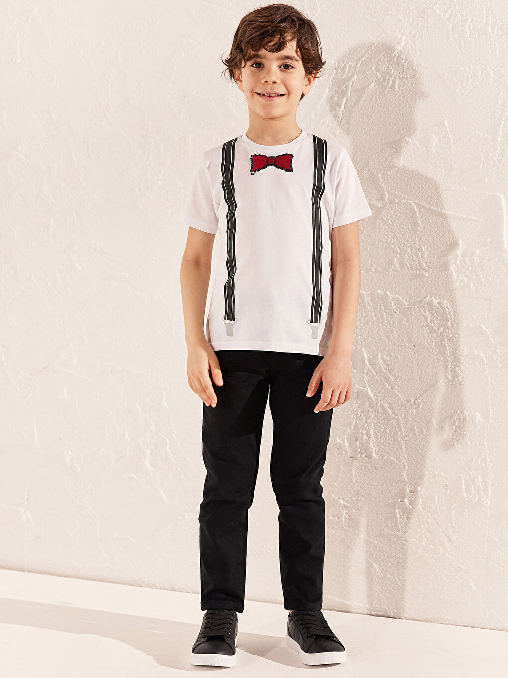 Slim Fit Basic Gabardine Boys Trousers