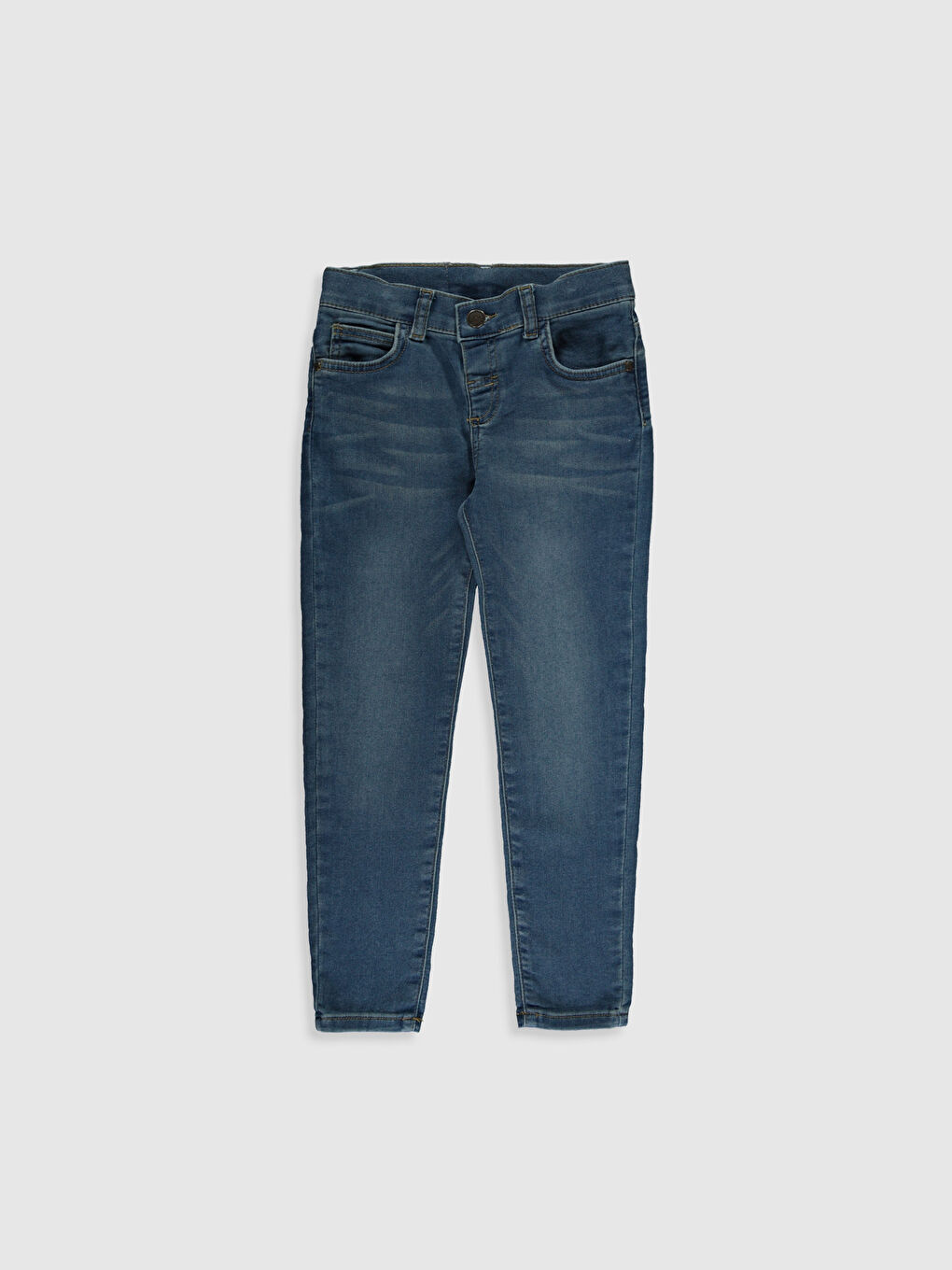 İndigo Süper Skinny Erkek Çocuk Jean Pantolon-1