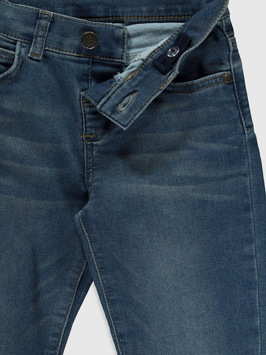 İndigo Süper Skinny Erkek Çocuk Jean Pantolon-3
