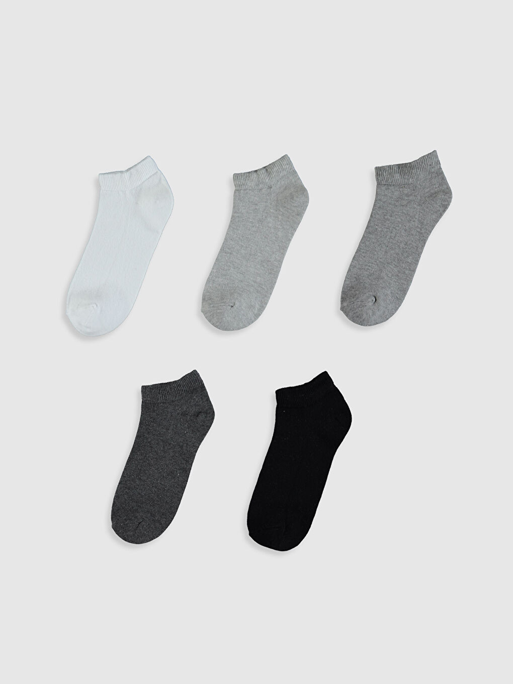 Karışık Basic Erkek Çocuk Patik Çorap 5'li-1