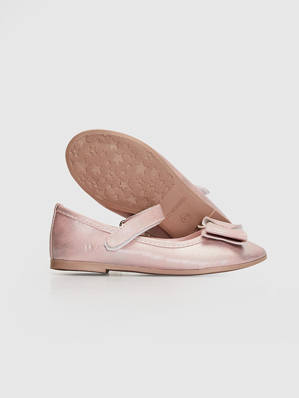 Қыздар қызғылт Балетка-3