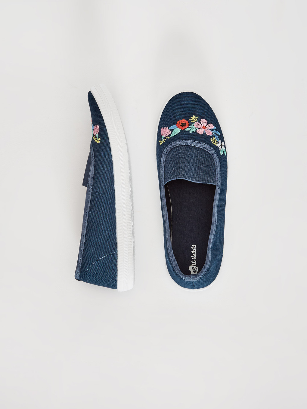 Girl Navy Ballet Flats-1