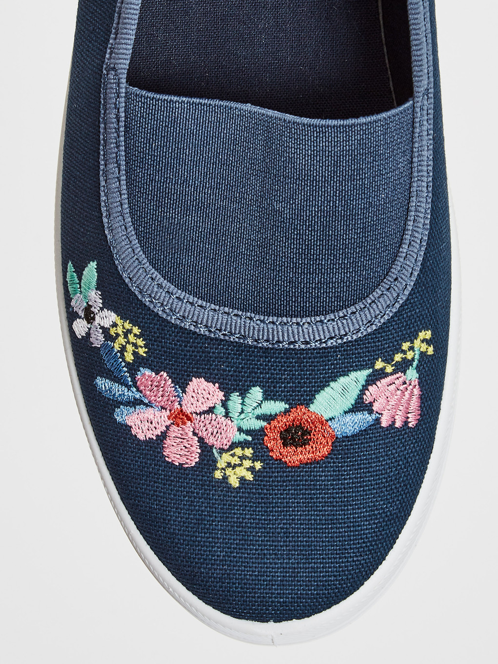 Girl Navy Ballet Flats-4