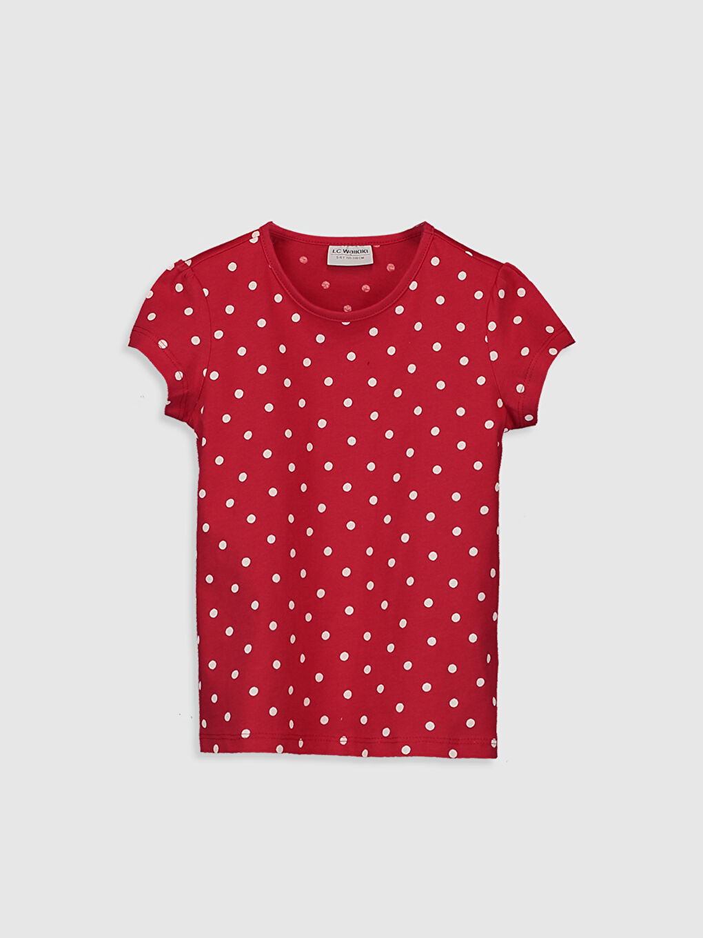 Crew Neck Short Sleeve Girls' T-Shirt