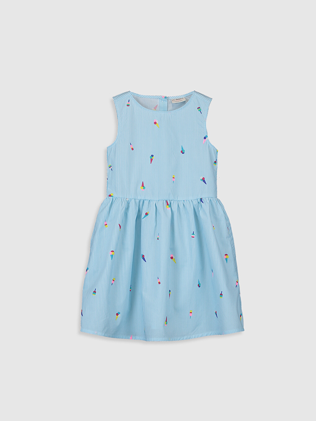 Girl's Printed Poplin Dress