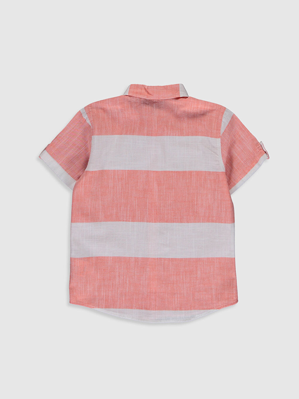 Chemise pour Garçons en Popeline à Manches Courtes-1