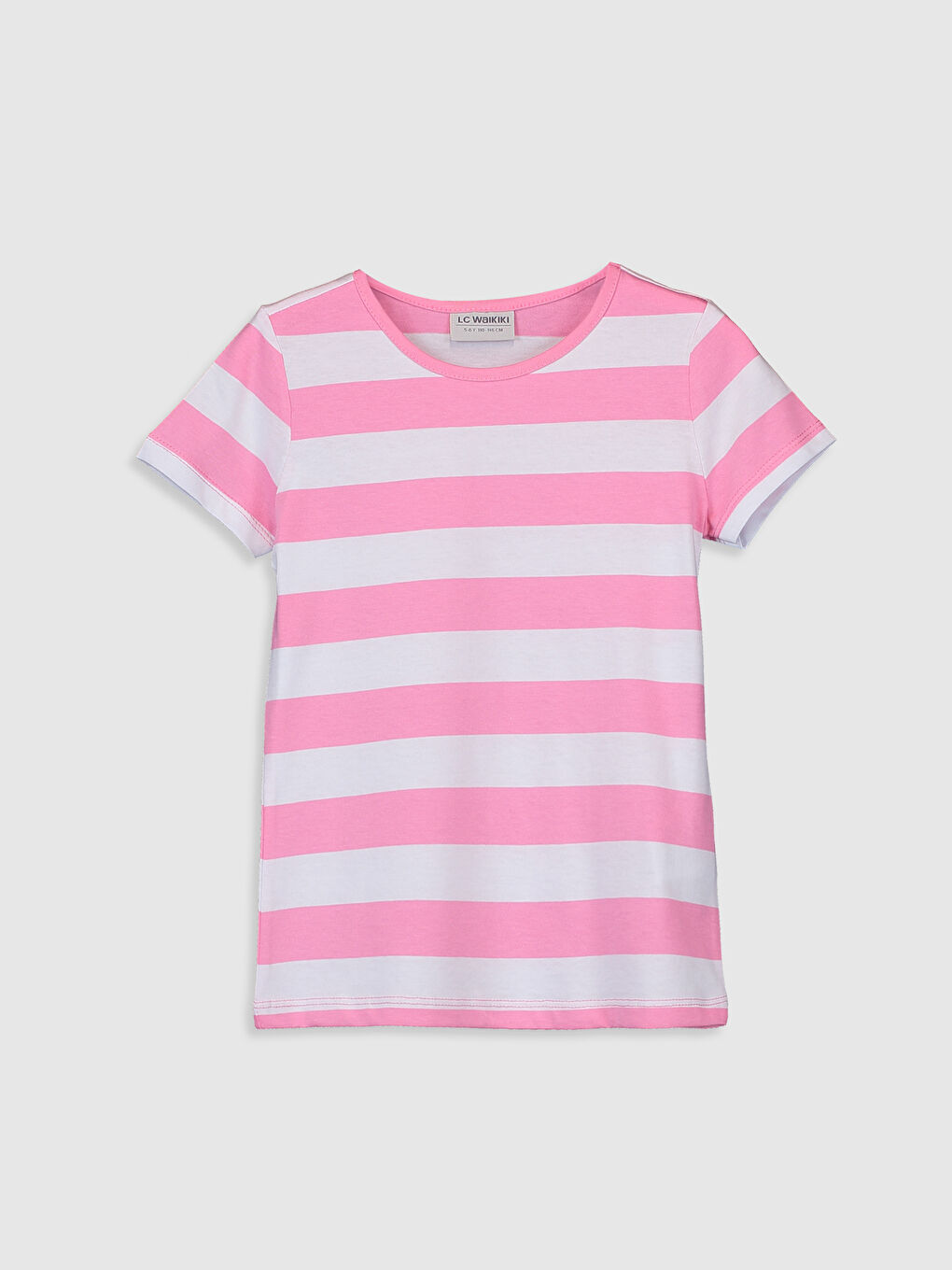 Crew Neck Short Sleeve Girls' T-Shirt