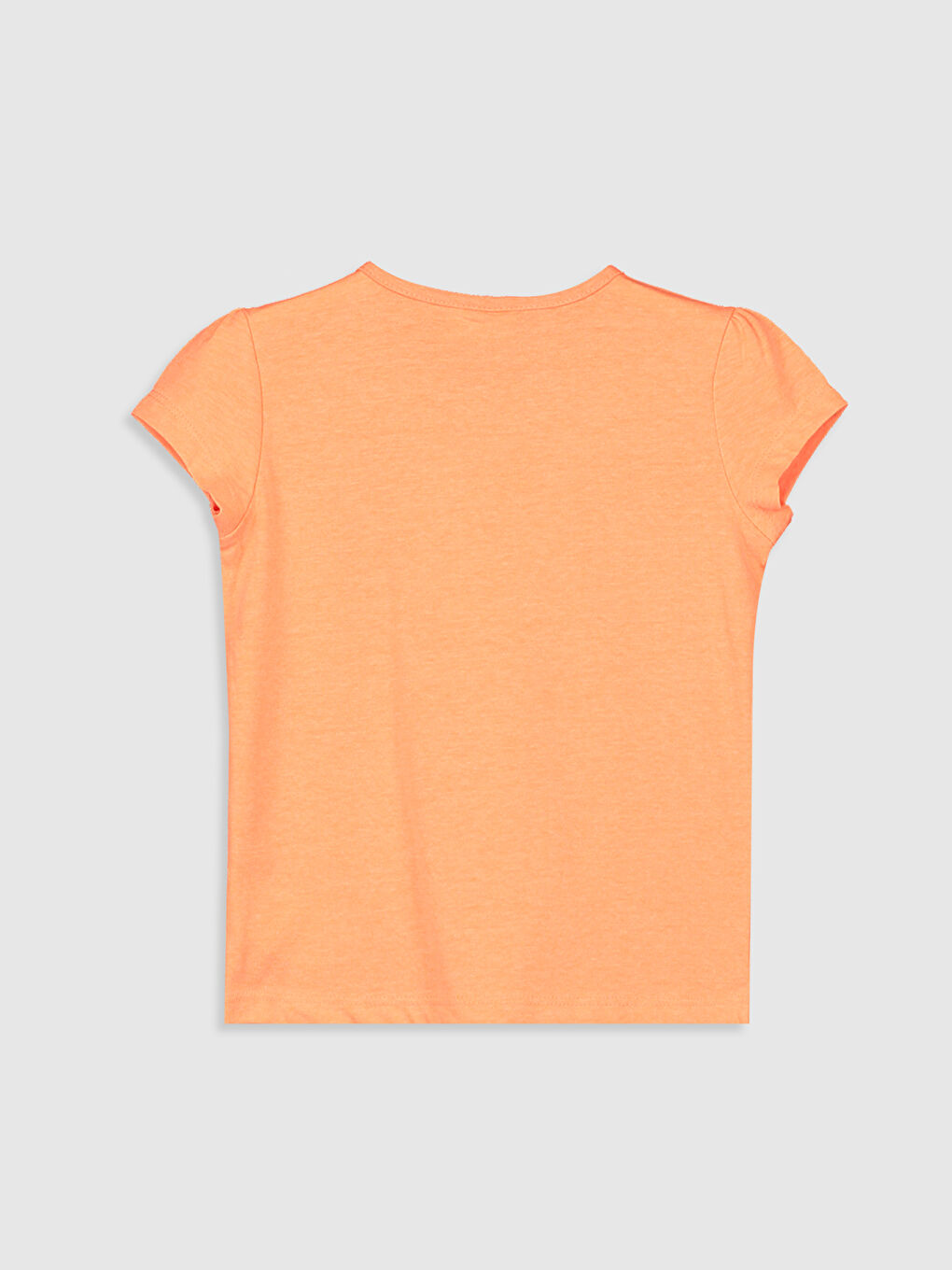 Floresan Turuncu Tişört-1