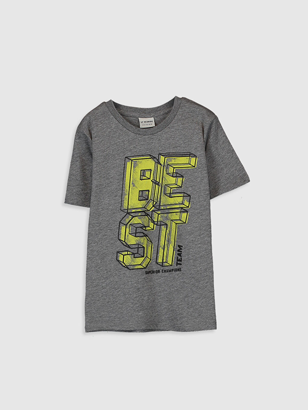 Футболка с круглым вырезом и коротким рукавом для мальчиков